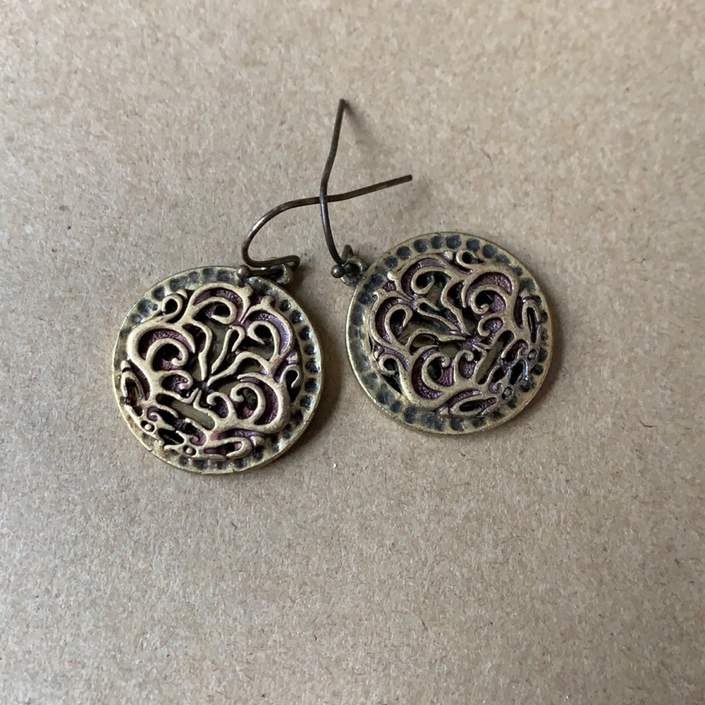 Bronze Dangle earrings